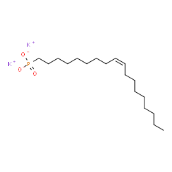 potassium (Z)-9-octadecenyl phosphonate structure