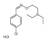 2-[(E)-(4-chlorophenyl)methylideneamino]oxyethyl-diethylazanium,chloride结构式