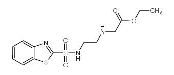 [2-(Benzothiazole-2-sulfonylamino)-ethylamino]-acetic acid ethyl ester picture