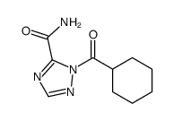 2-(cyclohexanecarbonyl)-1,2,4-triazole-3-carboxamide Structure