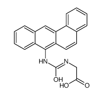 N-(Benz[a]anthracen-7-ylcarbamoyl)glycine structure