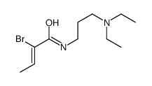 N-(3-Diethylaminopropyl)-2-bromo-2-butenamide structure