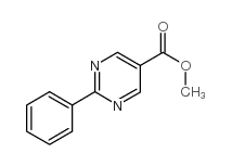 PHENYL-2-PYRIMIDINE-5-CARBOXYLIC ACID METHYL ESTER structure