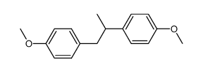 1,2-bis-(4-methoxy-phenyl)-propane结构式