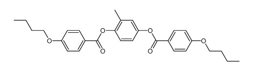 Methyl-p-phenylen-di-p-butoxybenzoat结构式