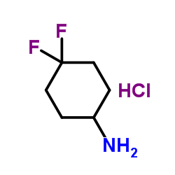 4,4-Difluorocyclohexanamine Hydrochloride Structure