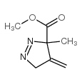 3H-Pyrazole-3-carboxylicacid,4,5-dihydro-3-methyl-4-methylene-,methyl Structure