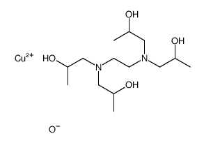 [2,2',2'',2'''-(ethylenedinitrilo)tetra[propan-2-ol]-N,N',O,O',O'',O''']copper(2+) sulphate Structure