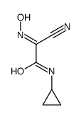 2-cyano-N-cyclopropyl-2-hydroxyiminoacetamide Structure