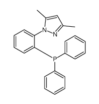 [2-(3,5-dimethylpyrazol-1-yl)phenyl]-diphenylphosphane Structure