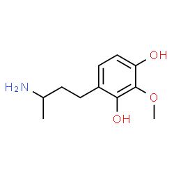 1,3-Benzenediol, 4-(3-aminobutyl)-2-methoxy- (9CI) Structure