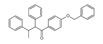 4'-benzyloxy-2,3-diphenylbutyrophenone Structure