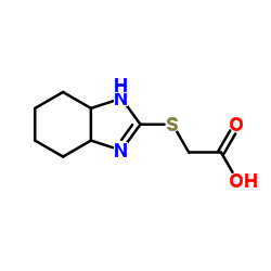 (3A,4,5,6,7,7A-HEXAHYDRO-1 H-BENZOIMIDAZOL-2-YLSULFANYL)-ACETIC ACID picture