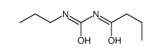 N-(propylcarbamoyl)butanamide Structure