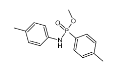 methyl NP-di-p-tolylphosphonamidate结构式