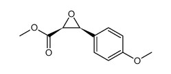 2-Oxiranecarboxylic acid, 3-(4-methoxyphenyl)-, methyl ester, (2R,3R)-rel结构式