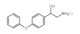 2-AMINO-1-(4-PHENOXYPHENYL)ETHANOL HYDROCHLORIDE结构式