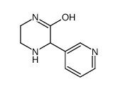 Piperazinone, 3-(3-pyridinyl)- (9CI) structure