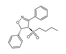 (4R,5S)-4-(butylsulfonyl)-3,5-diphenyl-4,5-dihydroisoxazole结构式