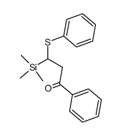 β-phenylthio-β-trimethylsilylpropiophenone结构式