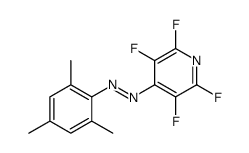 TETRAFLUORO-4-(2,4,6-TRIMETHYLPHENYLAZO)-PYRIDINE) Structure