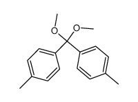 4,4'-Dimethylbenzophenone dimethyl acetal Structure