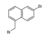 6-bromo-1-(bromomethyl)naphthalene Structure