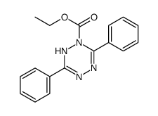 ethyl 3,6-diphenyl-1H-1,2,4,5-tetrazine-2-carboxylate Structure