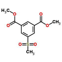 Dimethyl 5-(methylsulfonyl)isophthalate Structure