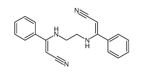 4,7-diaza-3,8-diphenyldeca-2,8-diene-1,10-dinitrile Structure