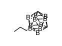 9-n-propyl-1,7-dicarba-closo-dodecaborane(12) Structure