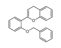 2-(2-phenylmethoxyphenyl)-4H-chromene结构式