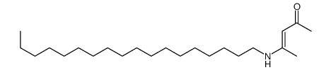 4-(octadecylamino)pent-3-en-2-one Structure