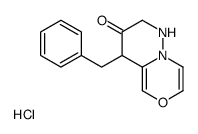 4-benzyl-2,4-dihydro-1H-pyridazino[6,1-c][1,4]oxazin-3-one,hydrochloride Structure