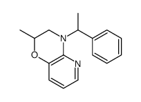 2-methyl-4-(1-phenylethyl)-2,3-dihydropyrido[3,2-b][1,4]oxazine结构式