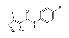 N-(4-fluorophenyl)-5-methyl-1H-imidazole-4-carboxamide Structure