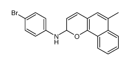 N-(4-bromophenyl)-6-methyl-2H-benzo[h]chromen-2-amine结构式