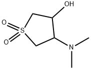 3-(dimethylamino)-4-hydroxy-1-thiolane-1,1-dione Structure