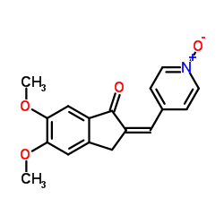 (2Z)-5,6-Dimethoxy-2-[(1-oxido-4-pyridinyl)methylene]-1-indanone picture