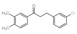 3-(3-CHLOROPHENYL)-3',4'-DIMETHYLPROPIOPHENONE picture