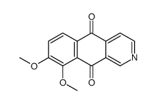 8,9-dimethoxybenzo[g]isoquinoline-5,10-dione结构式