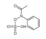 (N-acetylanilino) hydrogen sulfate结构式