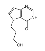 1-(3-hydroxypropyl)-4H-pyrazolo[4,3-d]pyrimidin-7-one Structure