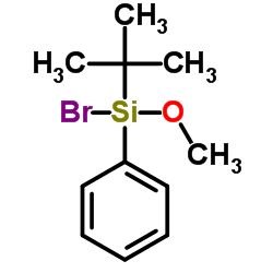 叔丁基甲氧苯基溴硅烷结构式
