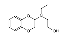 2-[2,3-Dihydro-1,4-benzodioxin-2-yl(ethyl)amino]ethanol Structure
