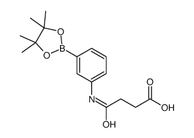 4-Oxo-4-{[3-(4,4,5,5-tetramethyl-1,3,2-dioxaborolan-2-yl)phenyl]a mino}butanoic acid图片