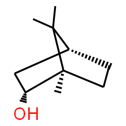 (1R,4R)-1,7,7-Trimethylbicyclo[2.2.1]heptan-2α-ol Structure