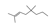 2,5,5-trimethyl-oct-2-ene结构式