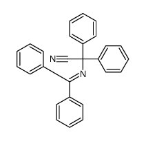 2-(benzhydrylideneamino)-2,2-diphenylacetonitrile Structure