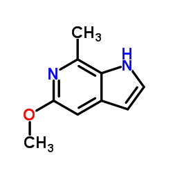 1H-Pyrrolo[2,3-c]pyridine, 5-Methoxy-7-Methyl- structure